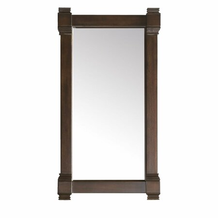 JAMES MARTIN VANITIES Brittany 22in Mirror, Burnished Mahogany 650-M22-BNM